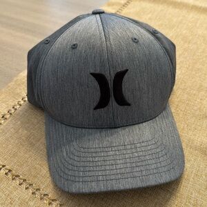 Hurley Charcoal Cap Flex Fit with Black Logo